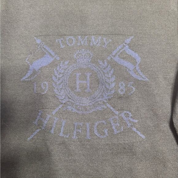 Tommy Hilfiger Logo Navy Blue Sweater 100% Cotton Women’s Medium - Picture 3 of 8